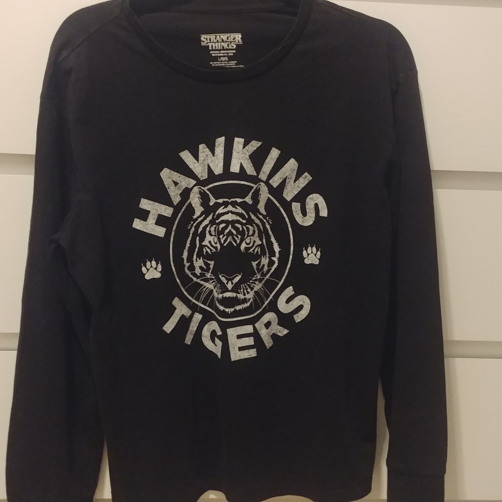 Stranger Things Hawkins Tigers Top